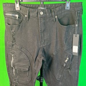 Men Ryda Moto Skinny Jeans